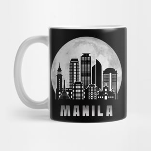 Manila NCR Skyline Full Moon Mug